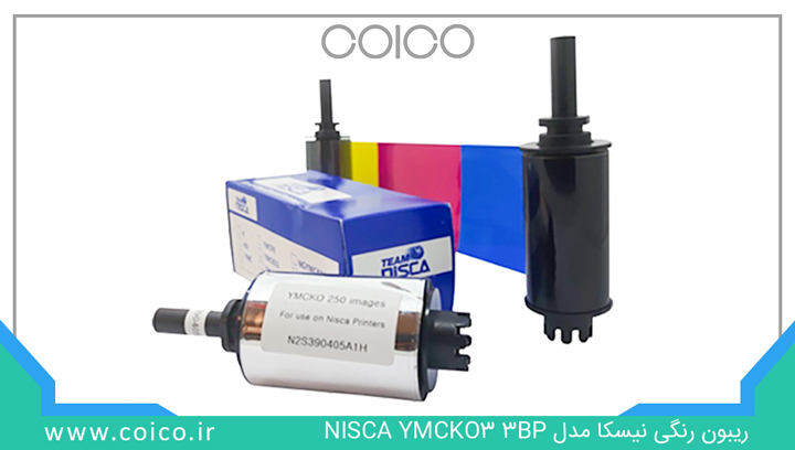 ریبون رنگی نیسکا مدل NISCA YMCKO3 3BP